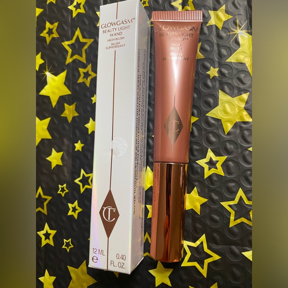 Charlotte Tilbury BEAUTY LIGHT WAND PINKGASM Highlighter BLUSH new in box